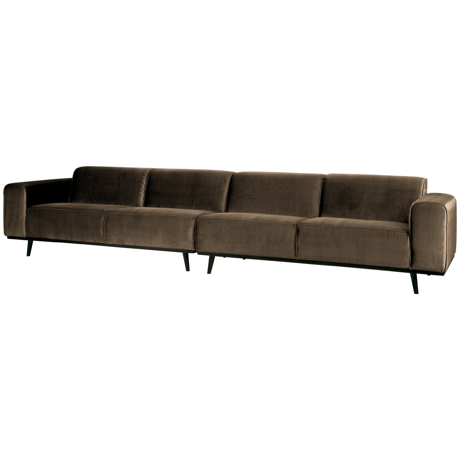 Woood | 4-Zits bank XL Statement velvet taupe
