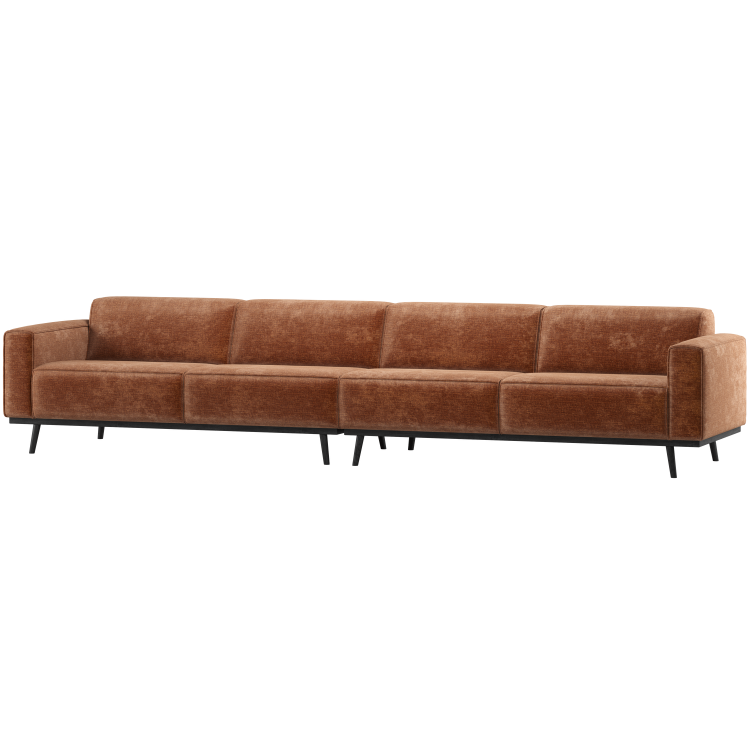 Woood | 4-Zits bank XL Statement chenille velvet terra