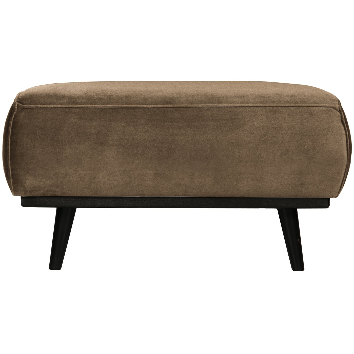 Woood | Hocker Statement velvet taupe