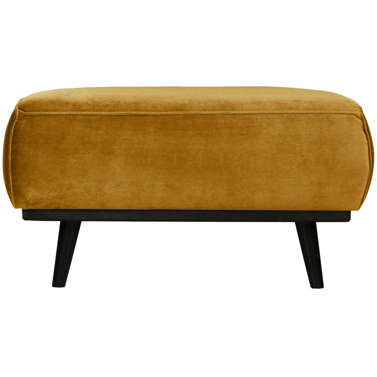 Woood | Hocker Statement velvet honinggeel