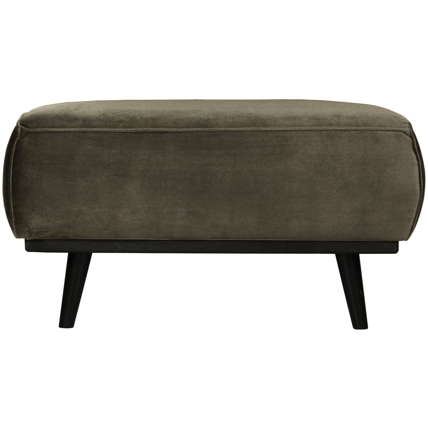 Woood | Hocker Statement velvet warmgroen