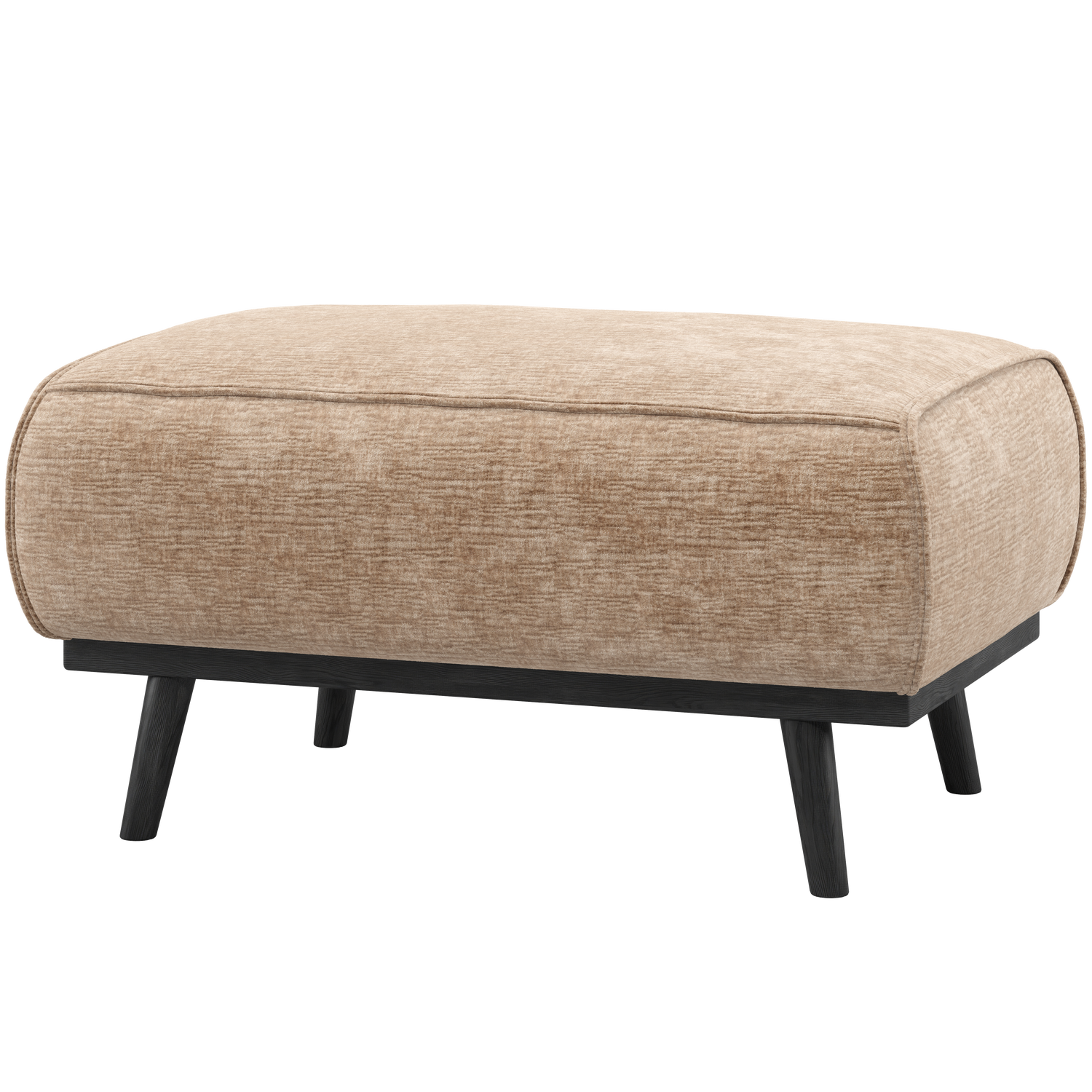 Woood | Hocker Statement chenille velvet perzikroze