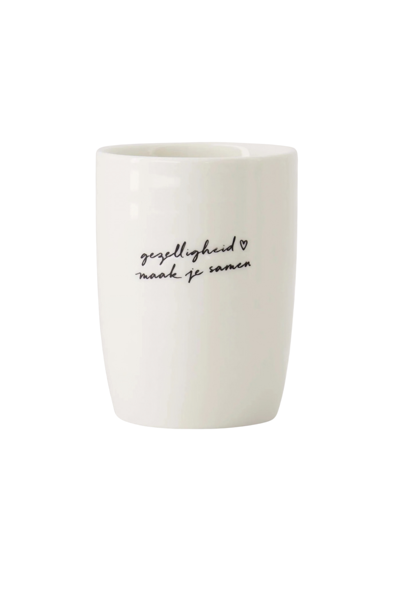 Zusss | Koffiemok gezelligheid wit / zwart