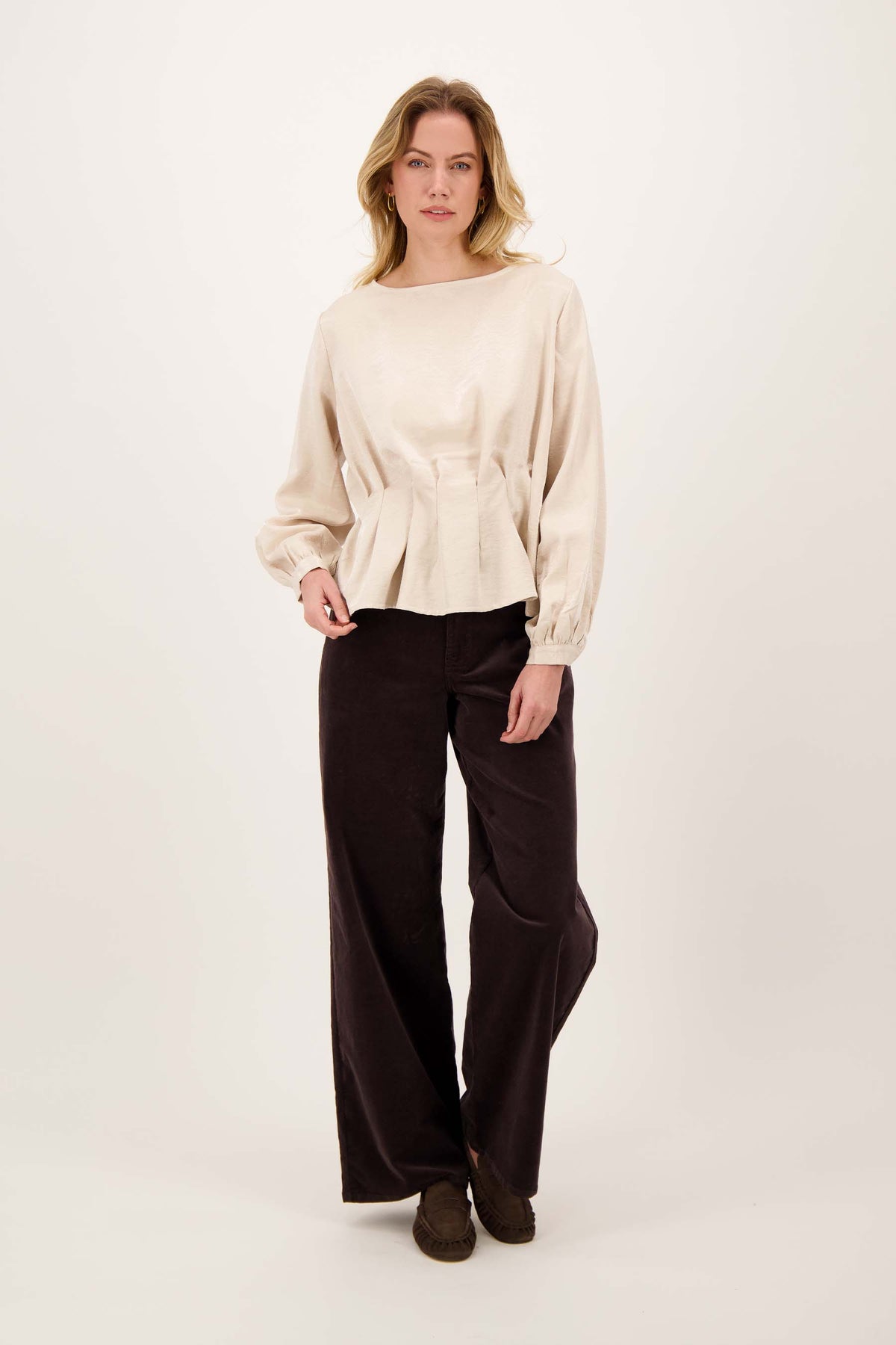 Zusss | Top voile nude pink