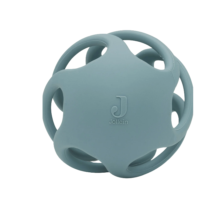 Jollein | Bijtring bal siliconen Ø9,5cm sea green