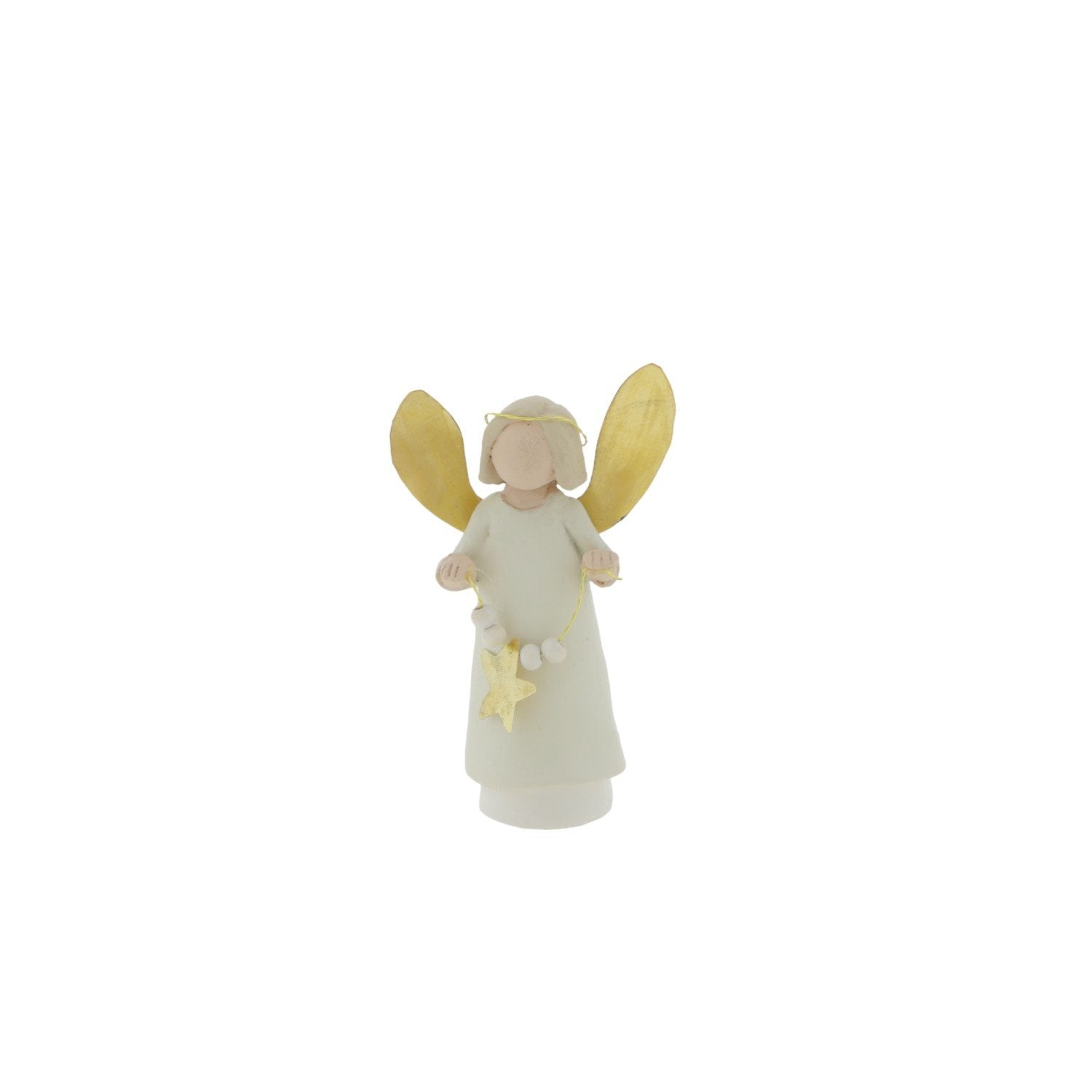 Home Society | Deco engel bella wit/goud S