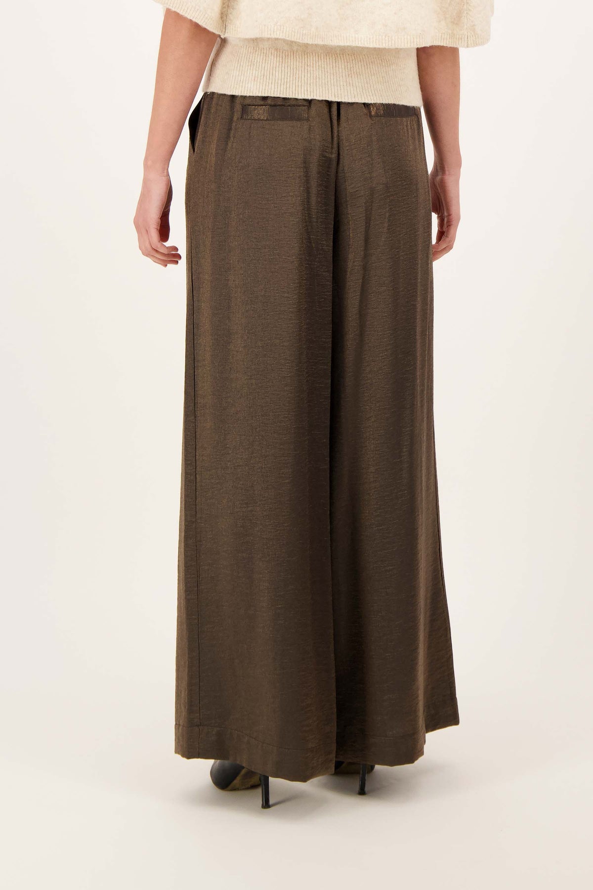 Zusss | Broek satijn met glans