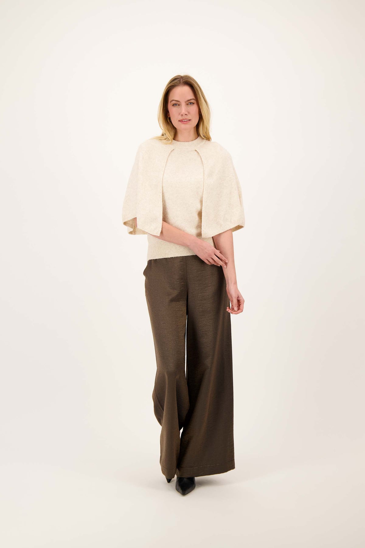 Zusss | Broek satijn met glans