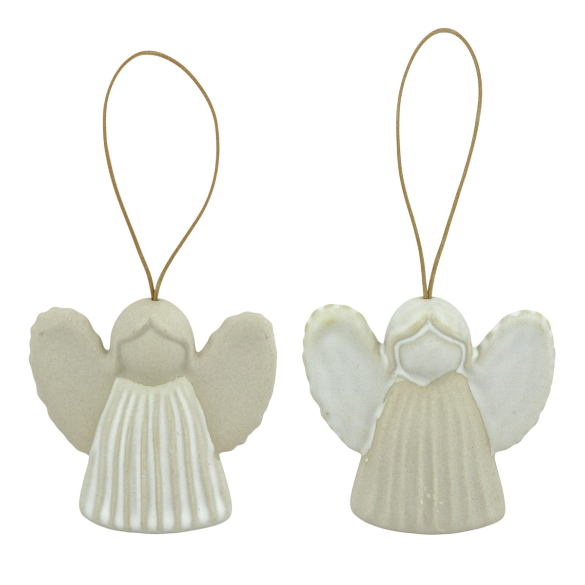Home Society | Ornament Angel Stripes beige Assorti