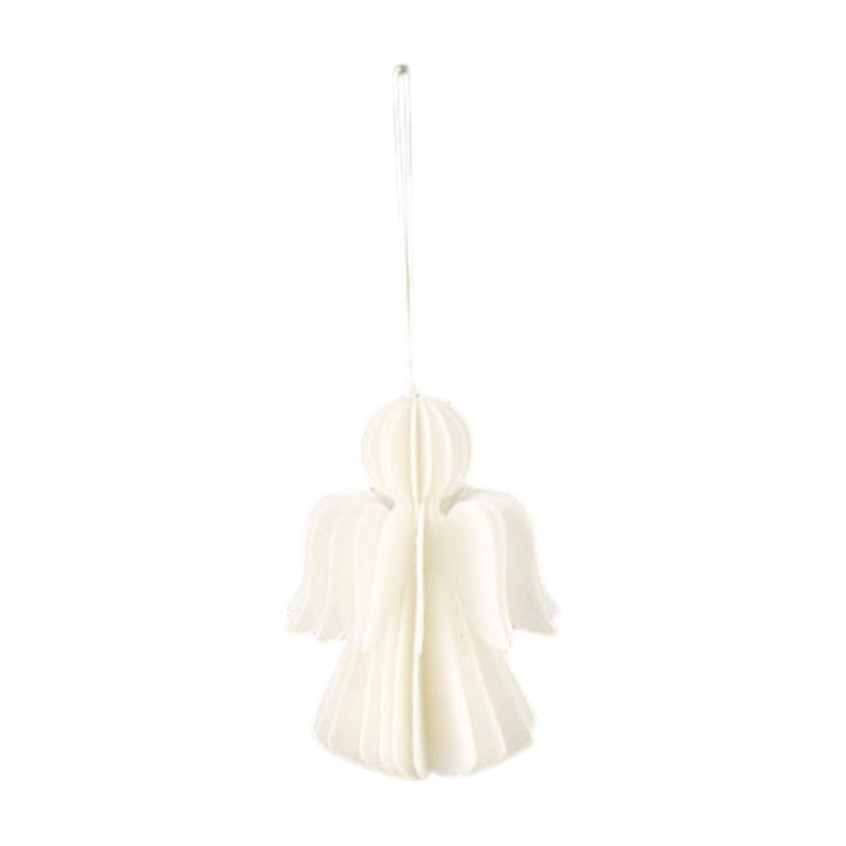 Home Society | Ornament vilten engel Vita wit