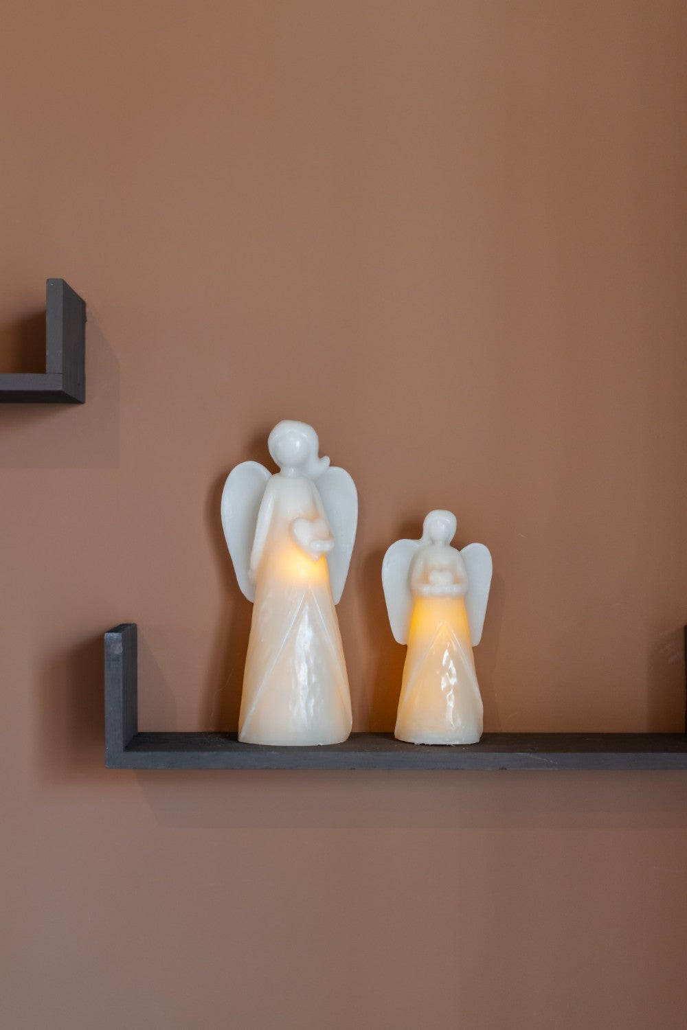 Home Society | LED Kaars Angel S LED greige