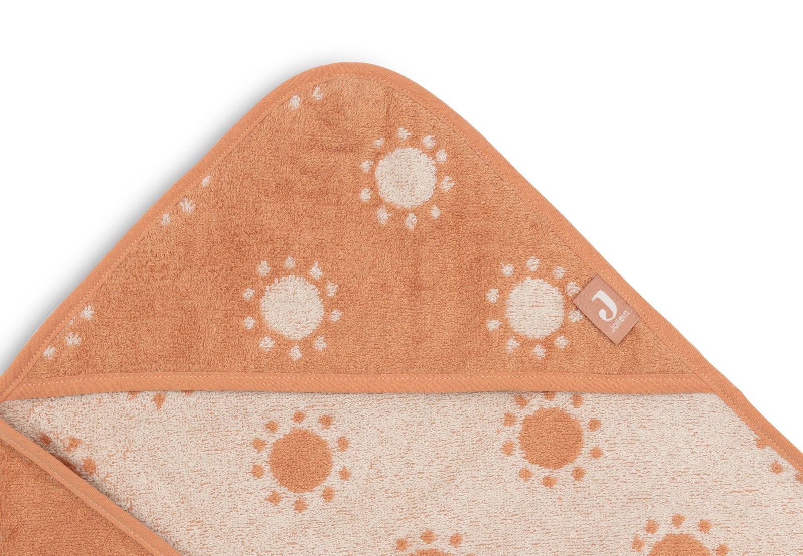 Jollein | Badcape badstof jacquard sun light terra