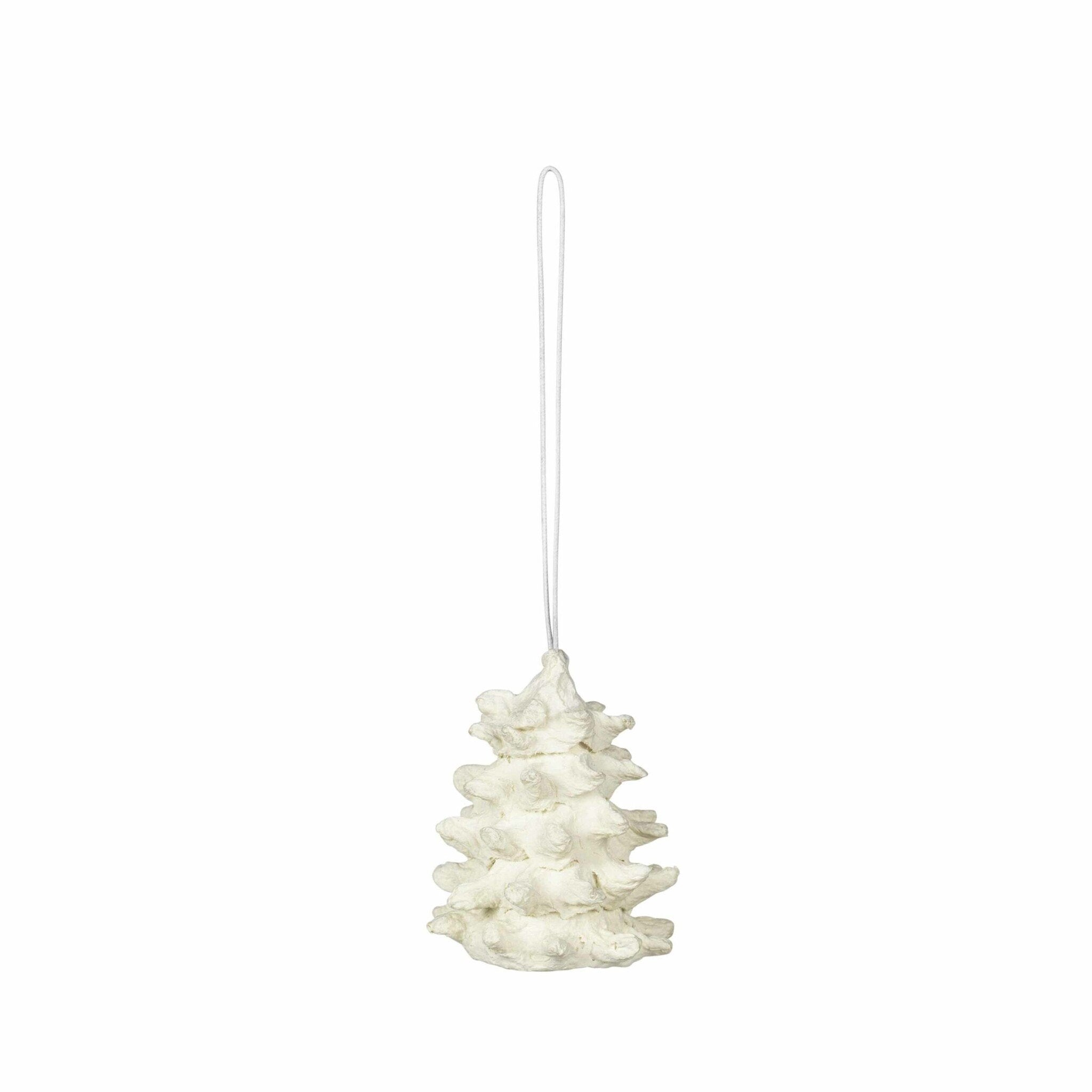 Broste Copenhagen | Kerstboomhanger wit 7cm