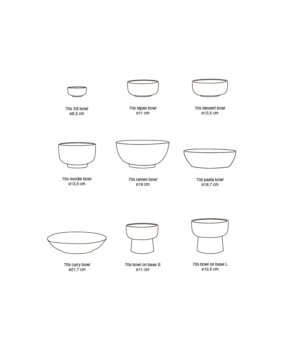 HK Living | 70's servies noodle bowl Bubble