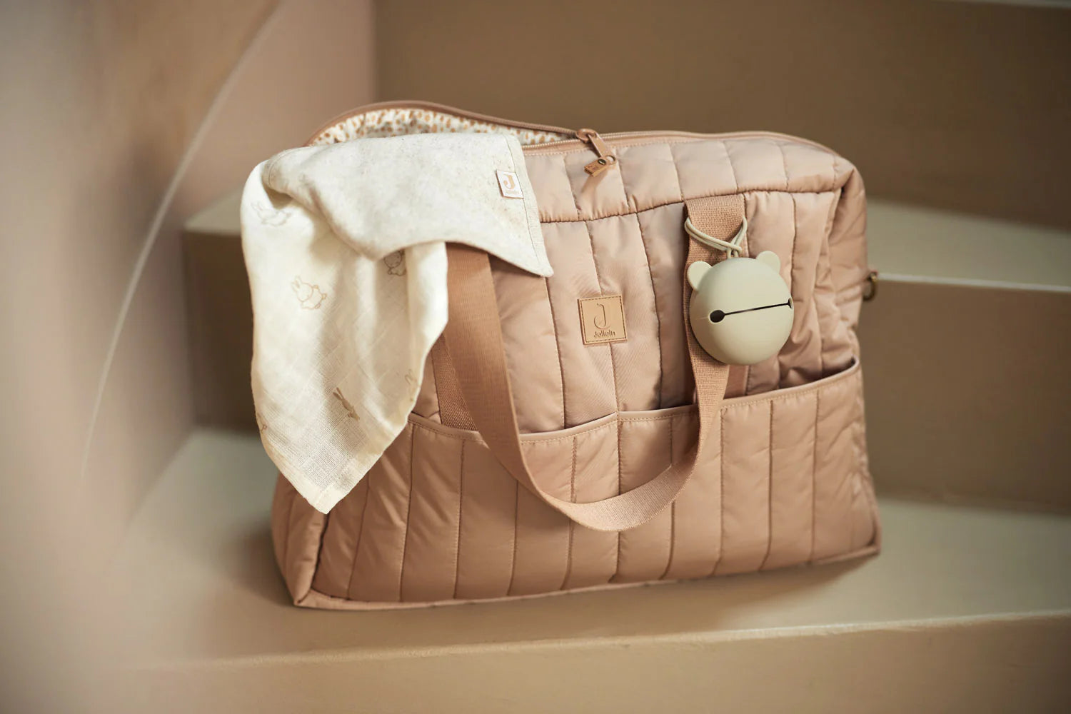 Jollein | Speenhouder siliconen Ø7cm Olive green