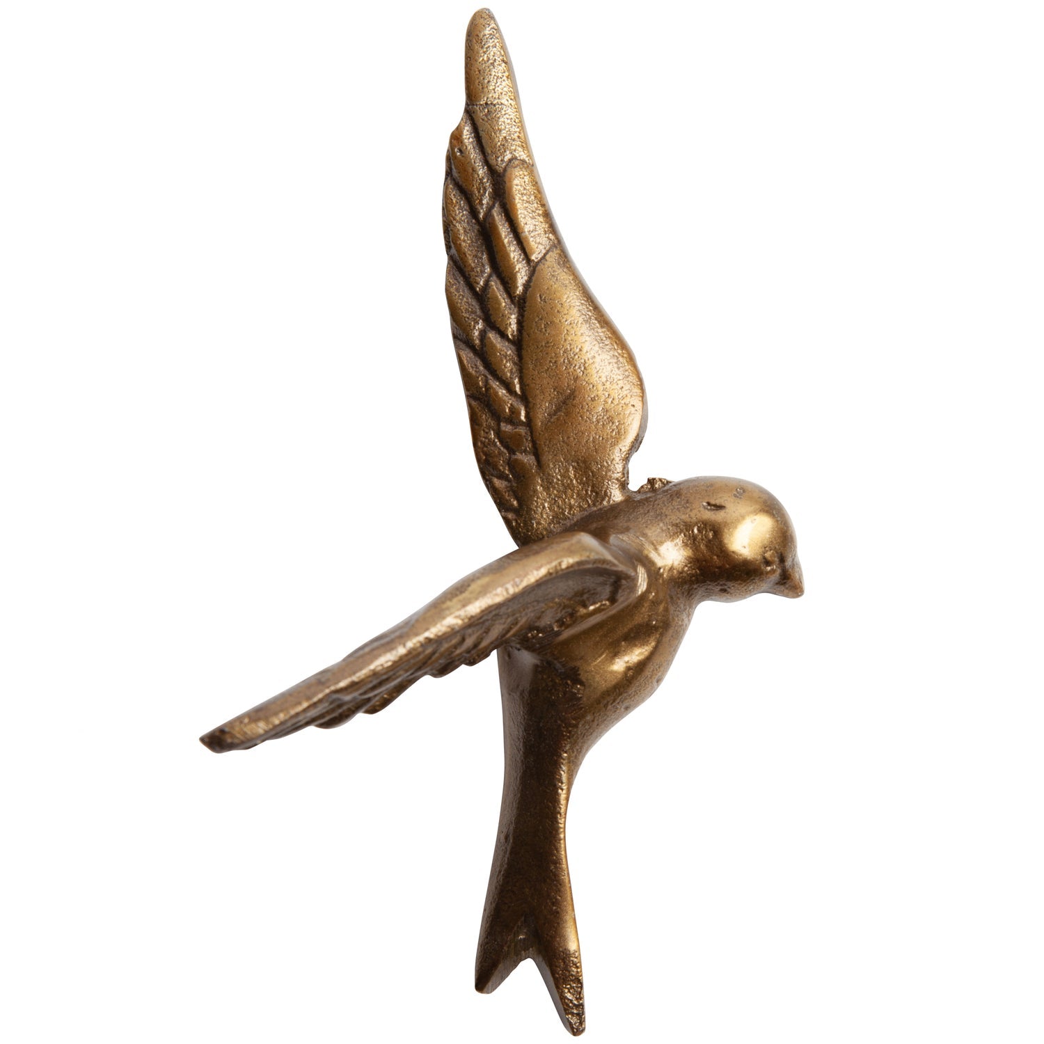 Woood | Wanddeco Avaler vogels metaal antique brass - set van 3