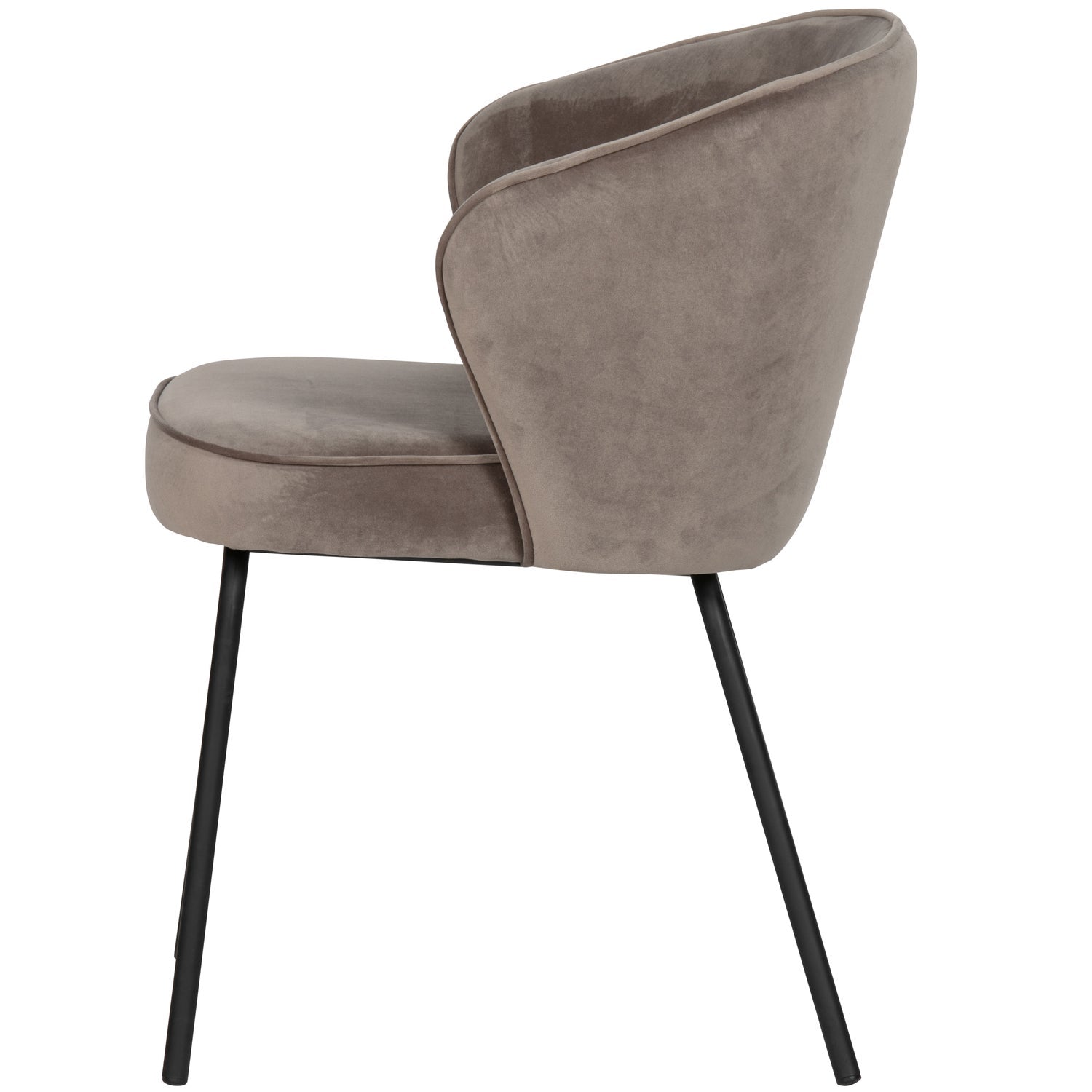 Woood | Eetkamerstoel Admit velvet khaki