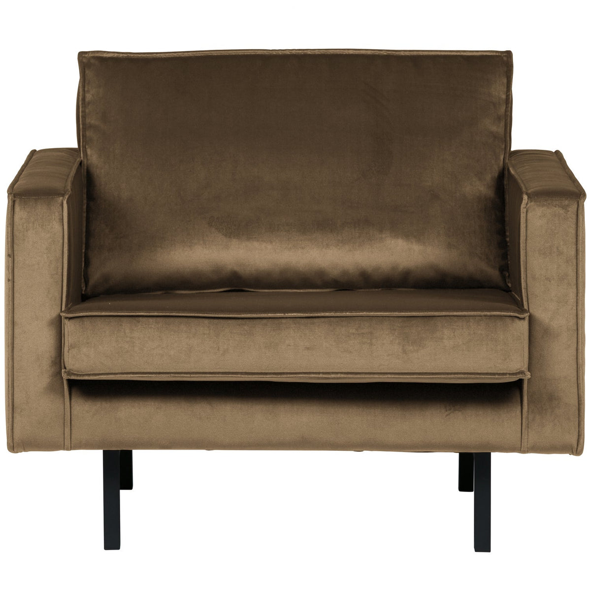 Woood | Fauteuil Rodeo velvet taupe