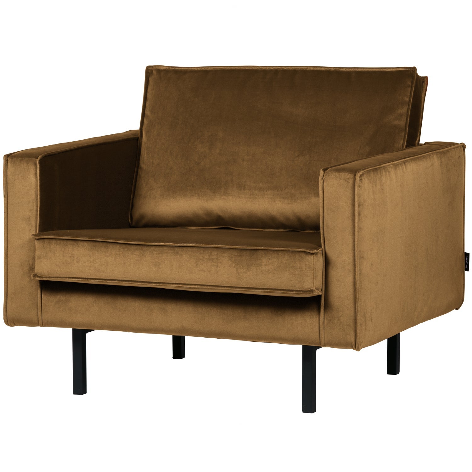 Woood | Fauteuil Rodeo velvet honinggeel