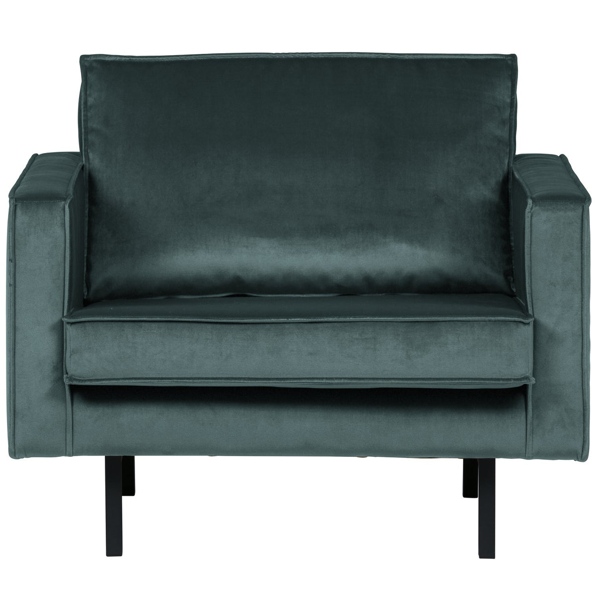 Woood | Fauteuil Rodeo velvet groenblauw