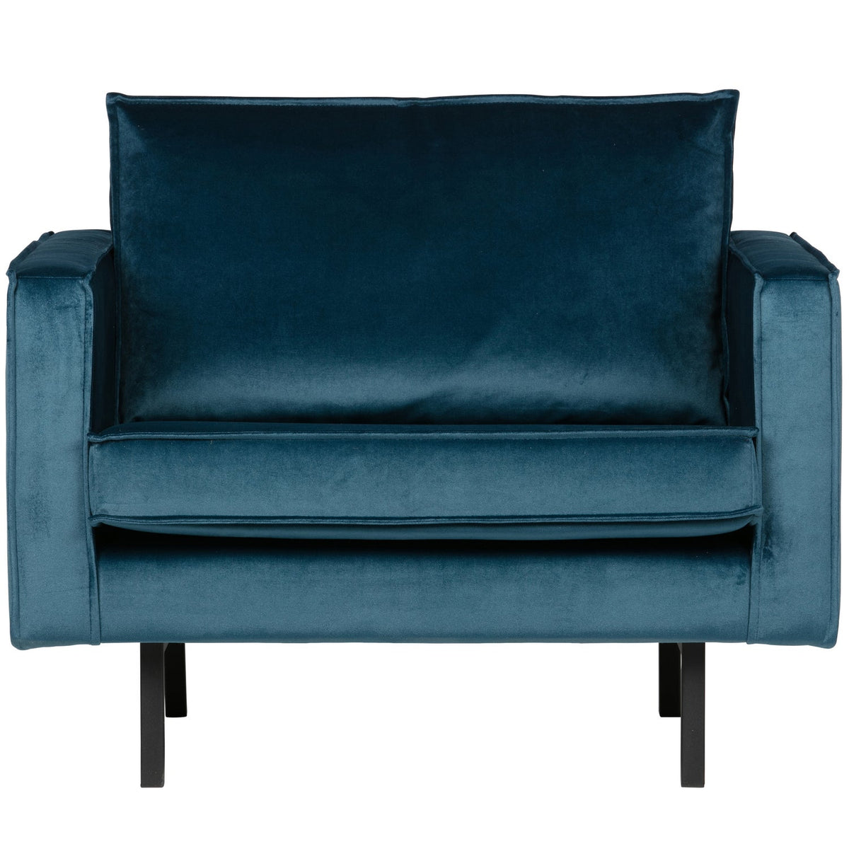 Woood | Fauteuil Rodeo velvet blauw