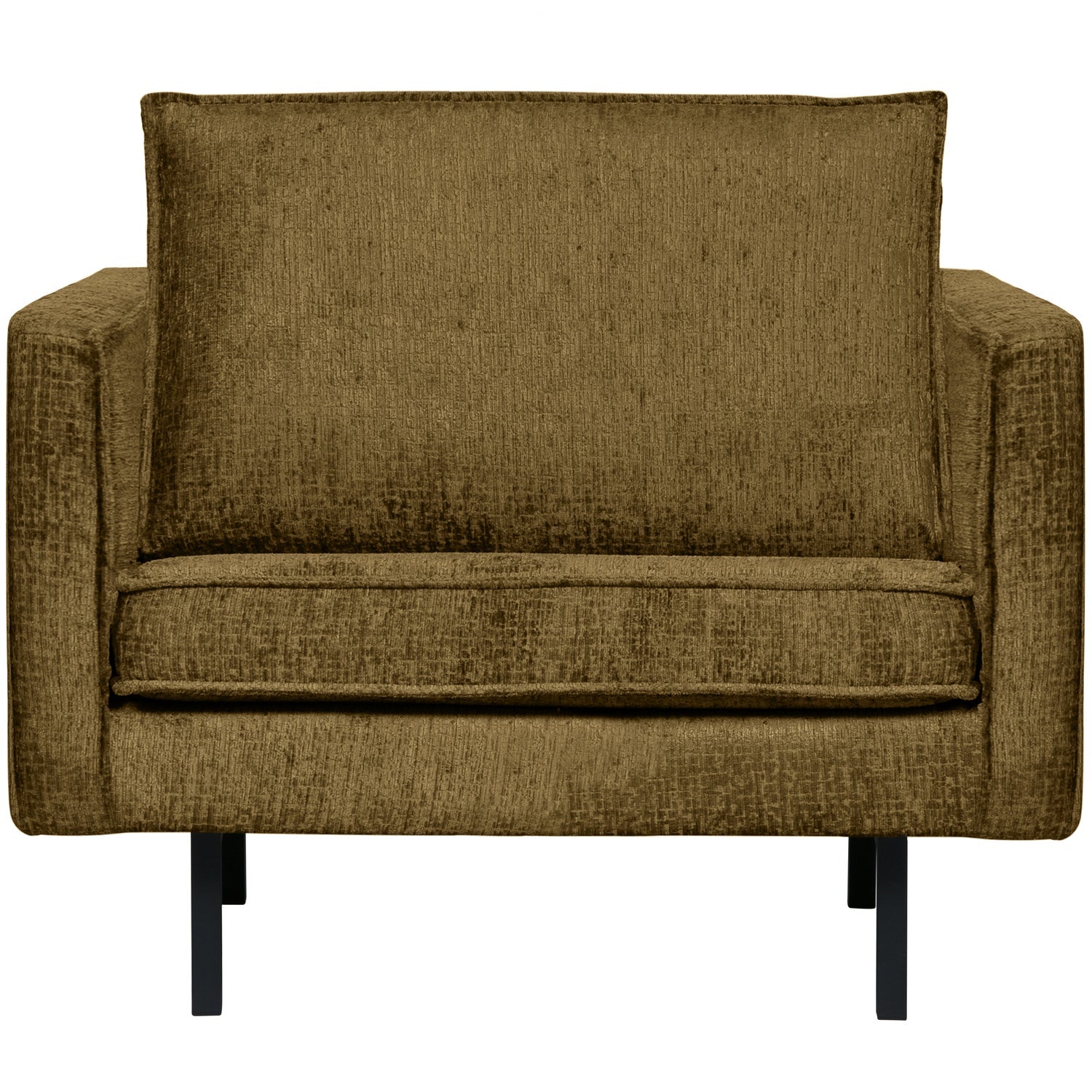 Woood | Fauteuil Rodeo structure velvet brass