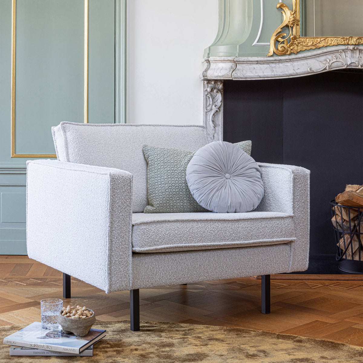 Woood | Fauteuil Rodeo boucle naturel