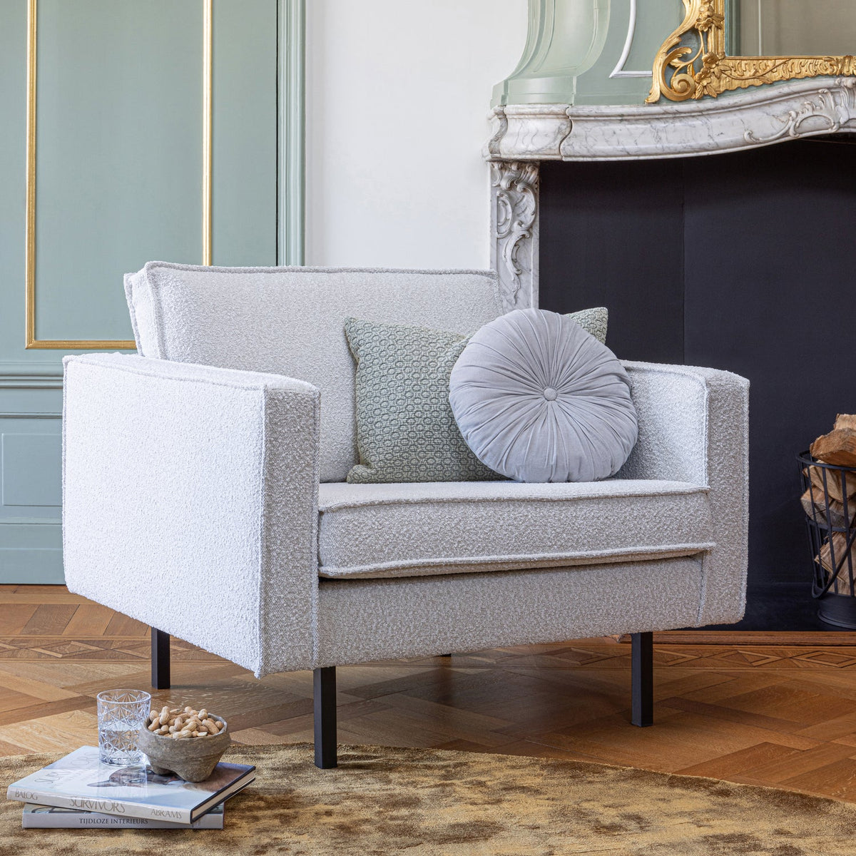 Woood | Fauteuil Rodeo boucle naturel