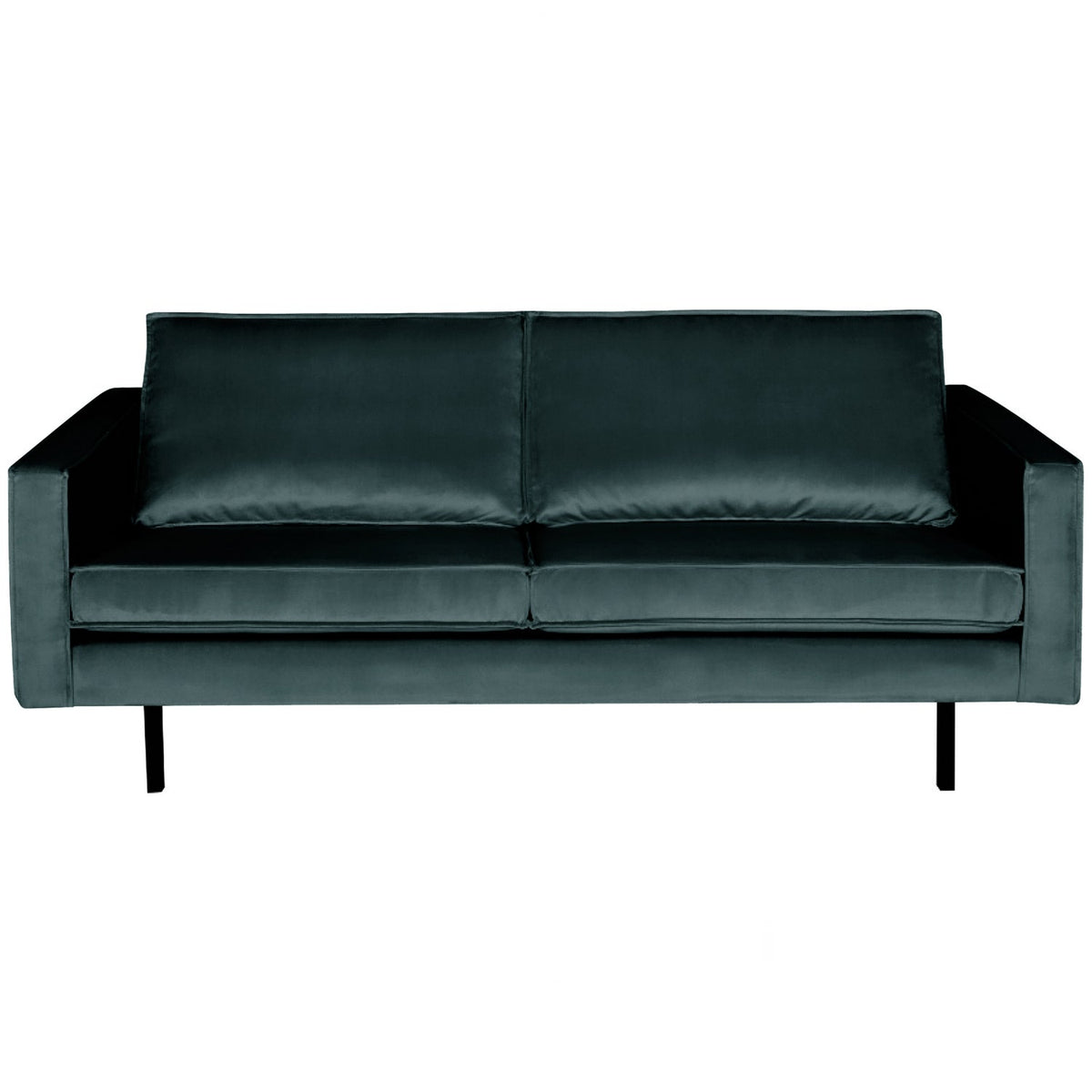 Woood | 2,5-Zits bank Rodeo velvet groenblauw
