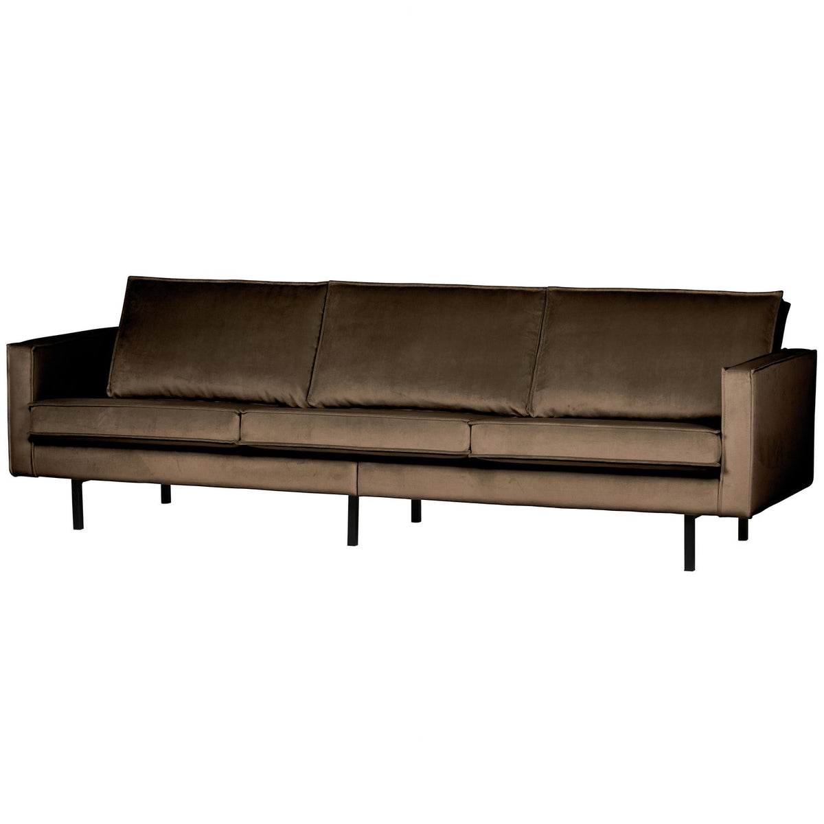 Woood | 3-Zits bank Rodeo velvet taupe