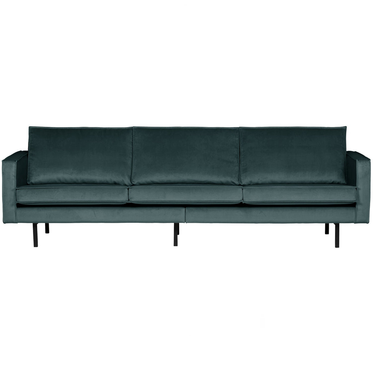 Woood | 3-Zits bank Rodeo velvet groenblauw