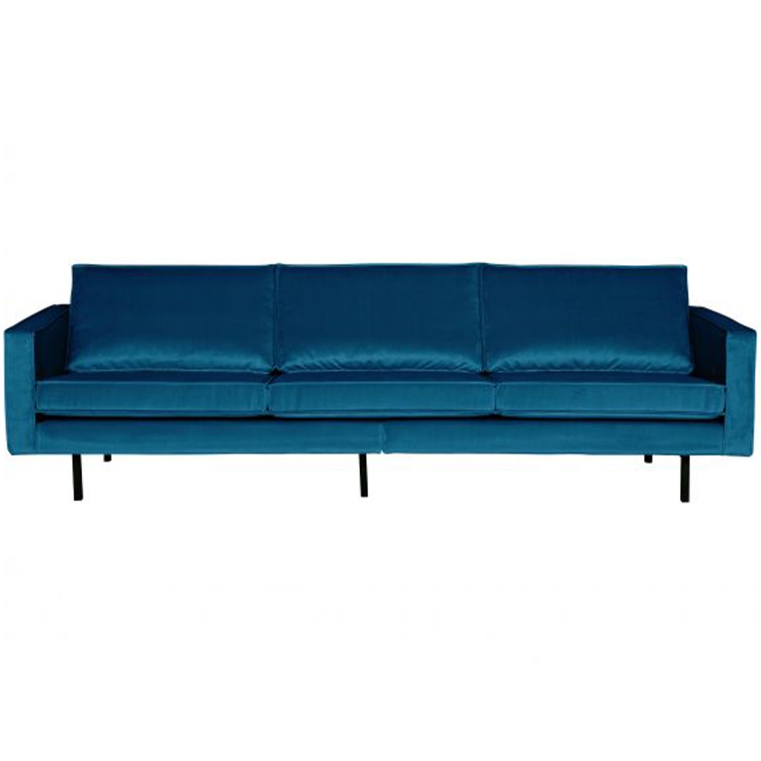 Woood | 3-Zits bank Rodeo velvet blauw