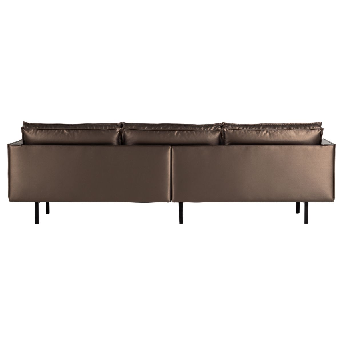 Woood | 3-Zits bank Rodeo metallic koperbruin