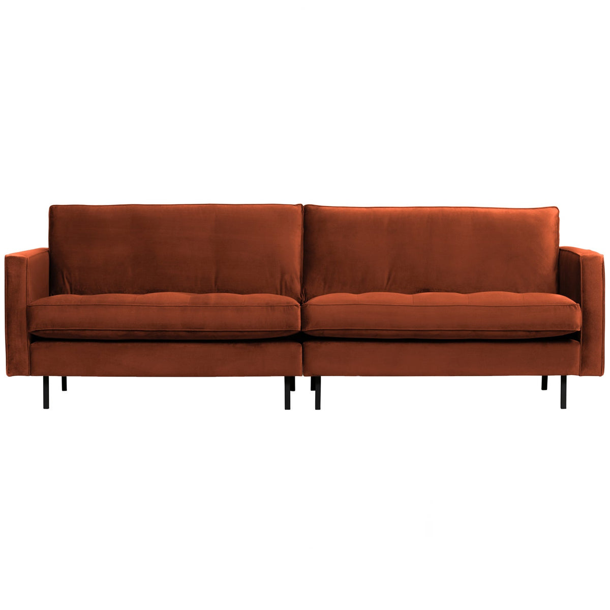 Woood | 3-Zits bank Rodeo classic velvet roest