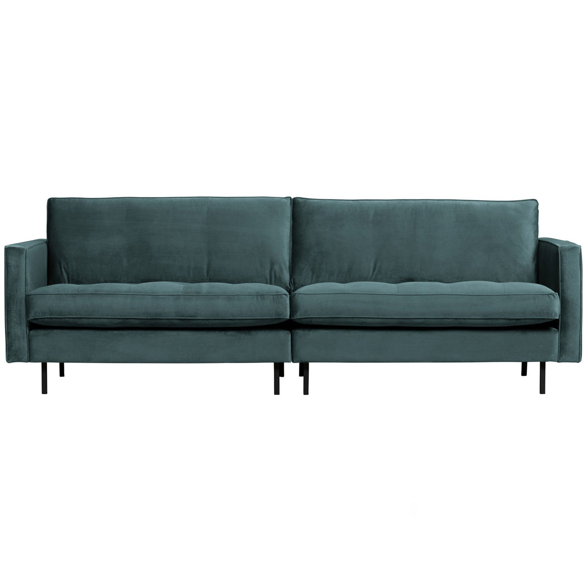 Woood | 3-Zits bank Rodeo classic velvet groenblauw