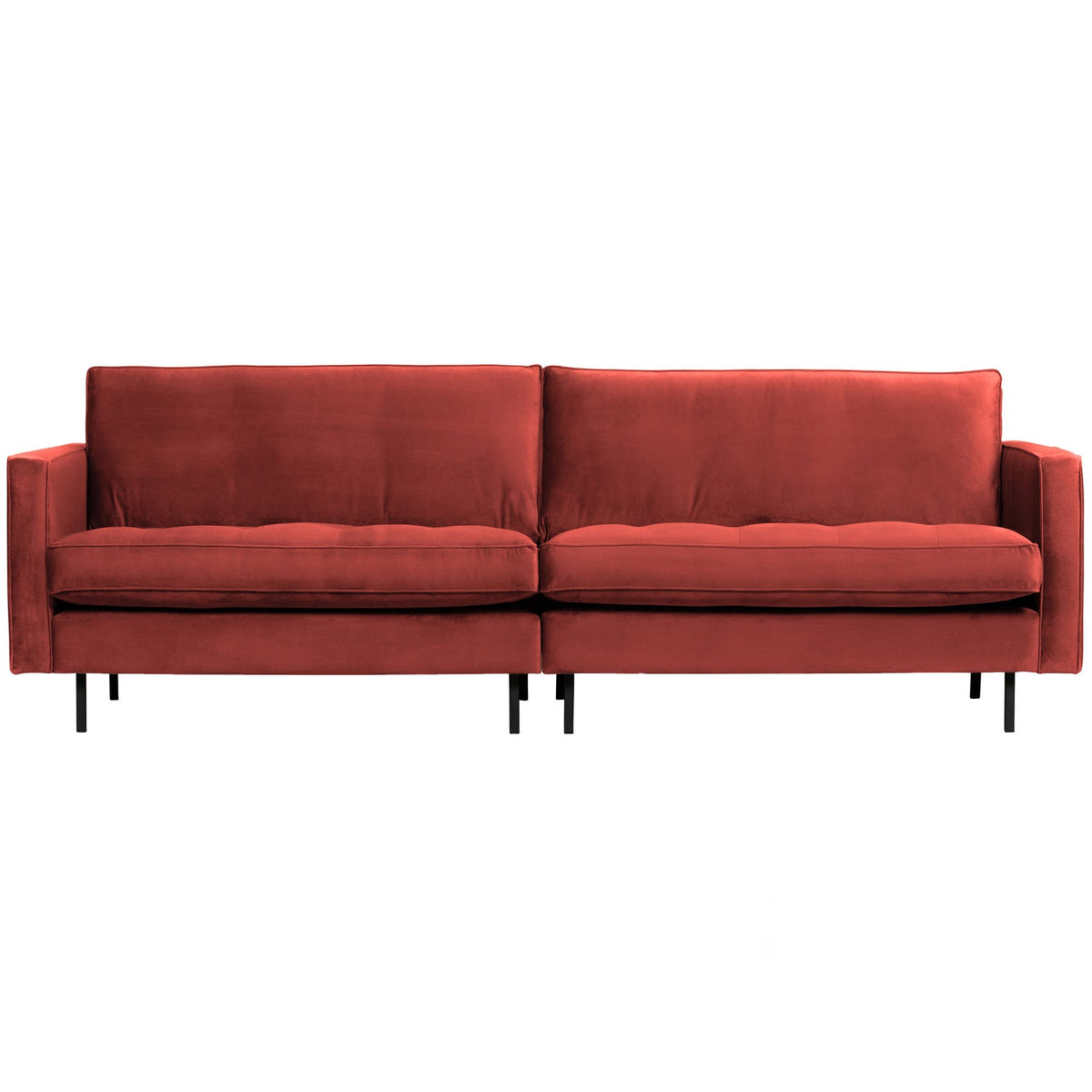 Woood | 3-Zits bank Rodeo classic velvet kastanjebruin