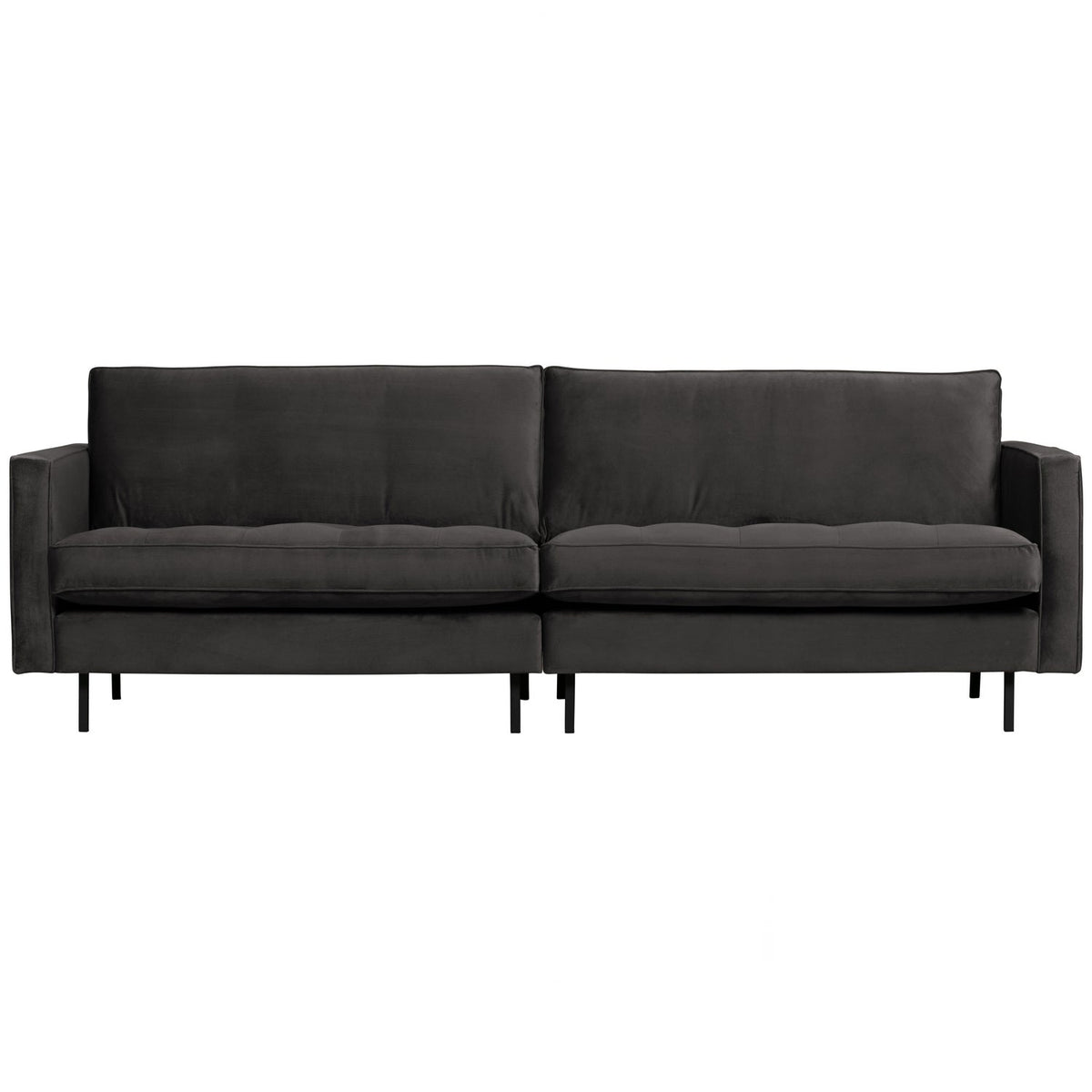 Woood | 3-Zits bank Rodeo classic velvet antraciet