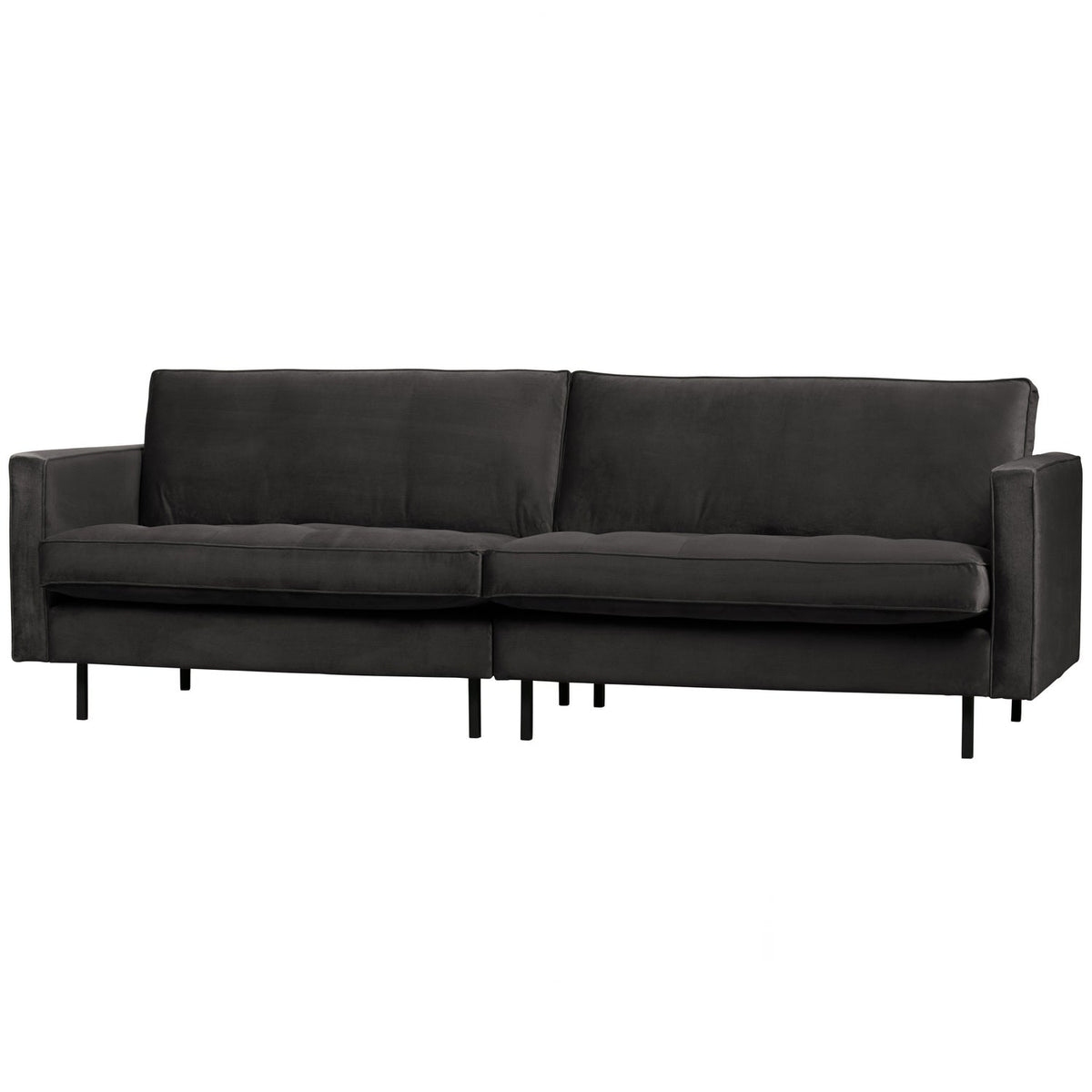 Woood | 3-Zits bank Rodeo classic velvet antraciet