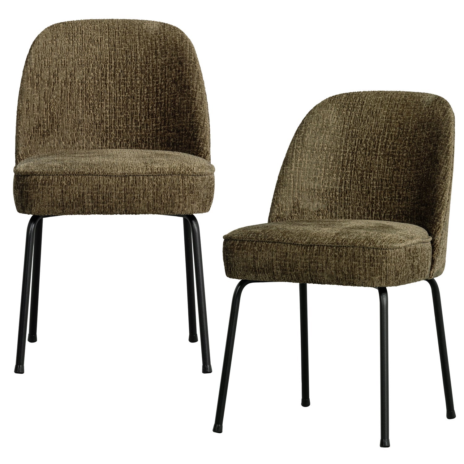 Woood | Eetkamerstoel Vogue structure velvet bonsai