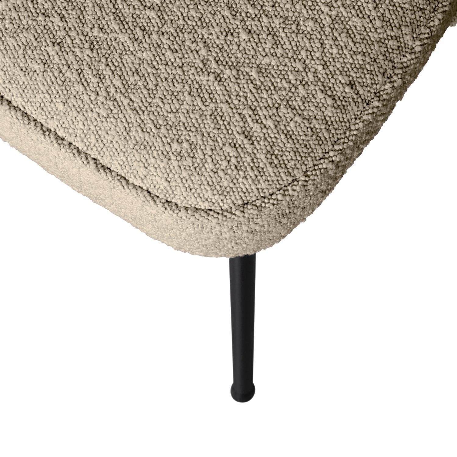 Woood | Eetkamerstoel Vogue boucle beige
