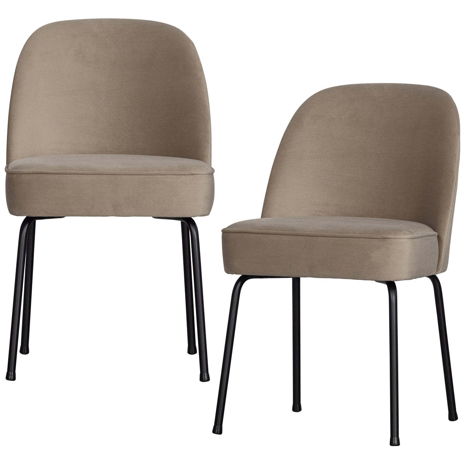 Woood | Eetkamerstoel Vogue velvet khaki