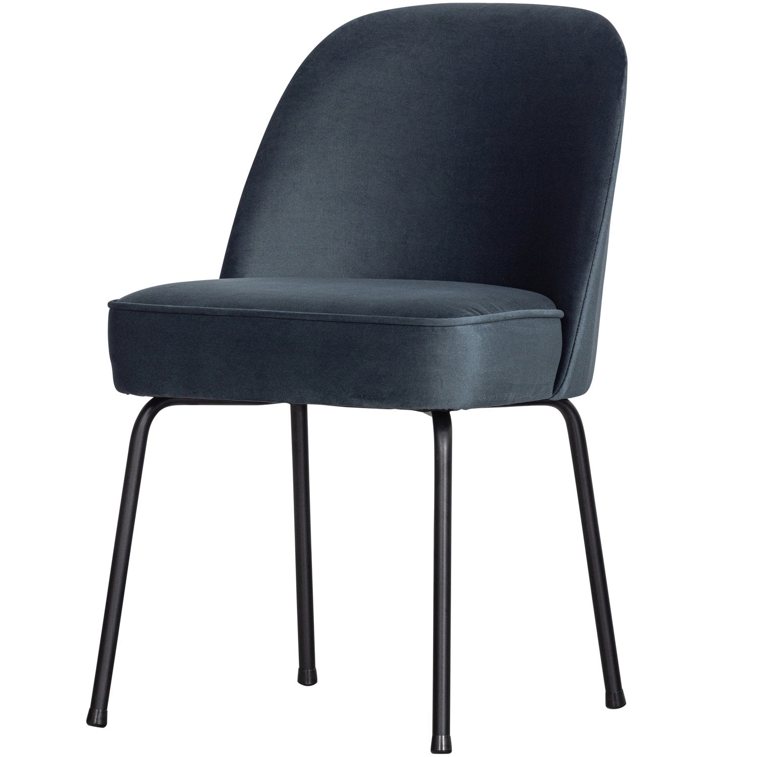 Woood | Eetkamerstoel Vogue velvet blauw