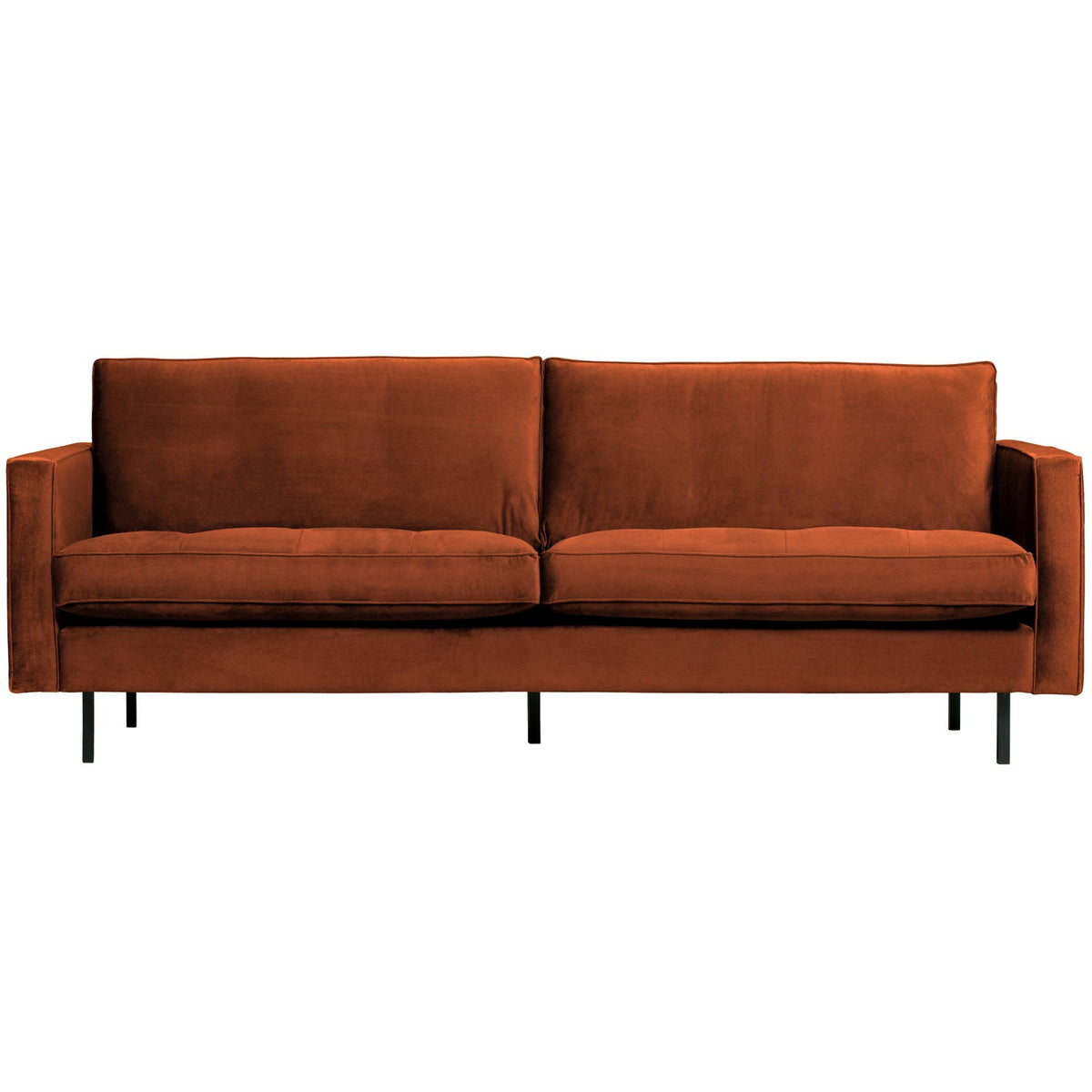 Woood | 2,5-Zits bank Rodeo classic velvet roest