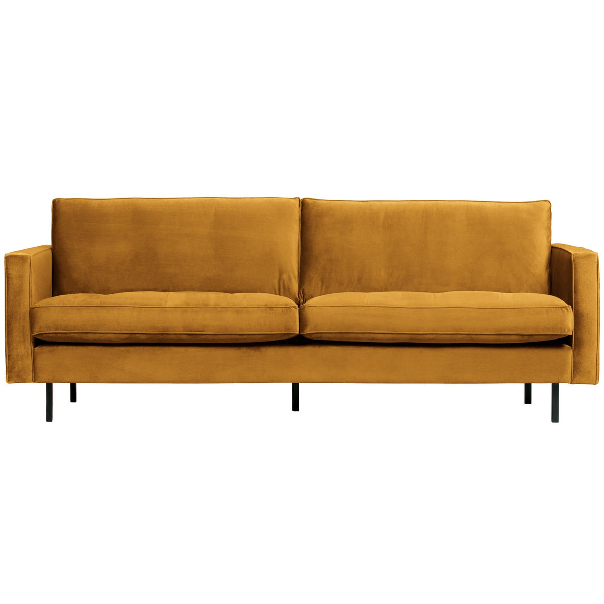 Woood | 2,5-Zits bank Rodeo classic velvet okergeelL