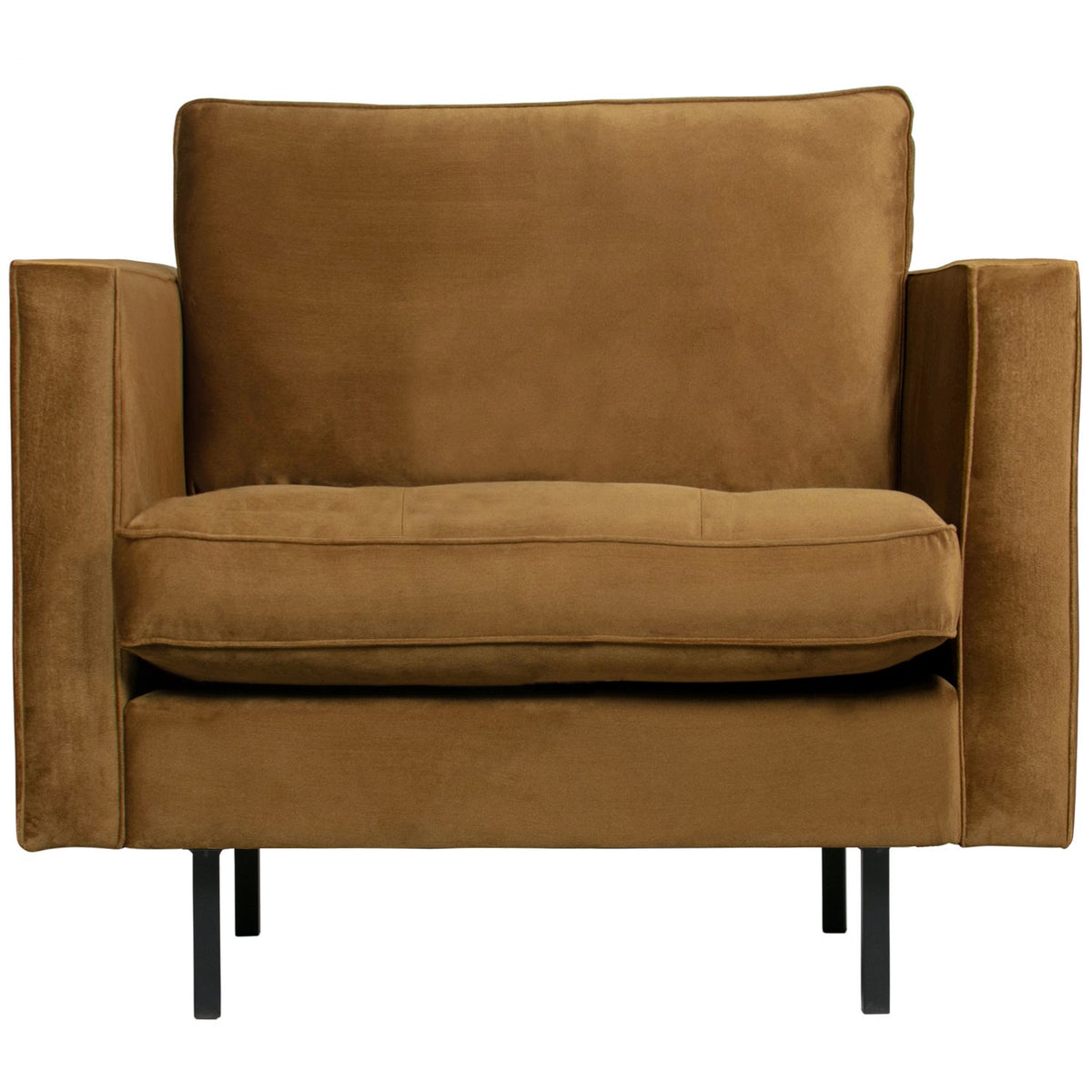 Woood | Fauteuil Rodeo classic velvet honinggeel