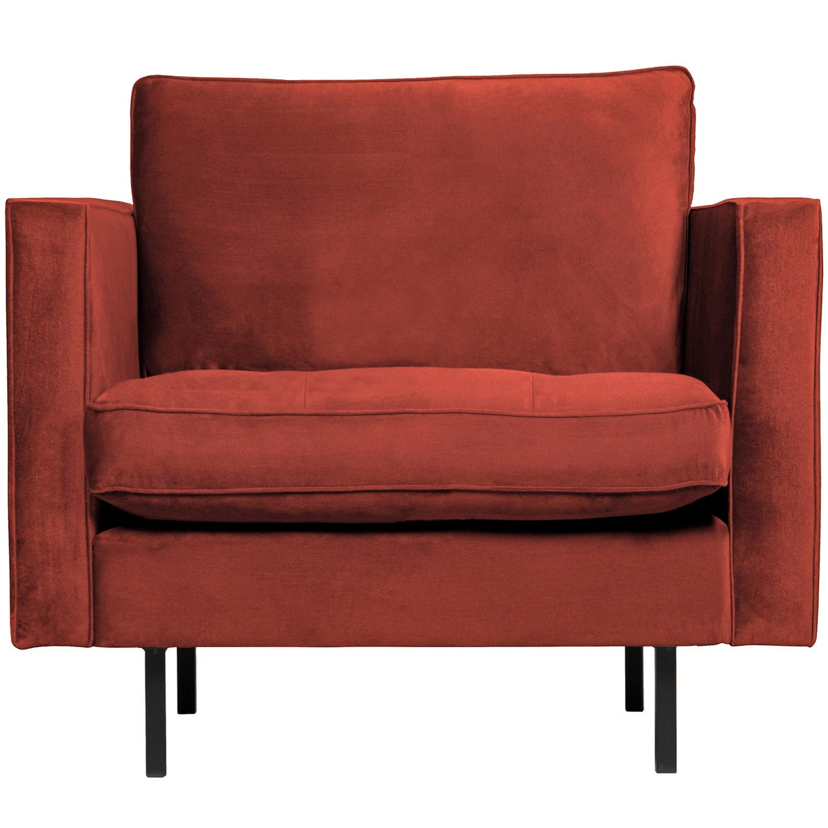 Woood | Fauteuil Rodeo classic velvet kastanjebruin
