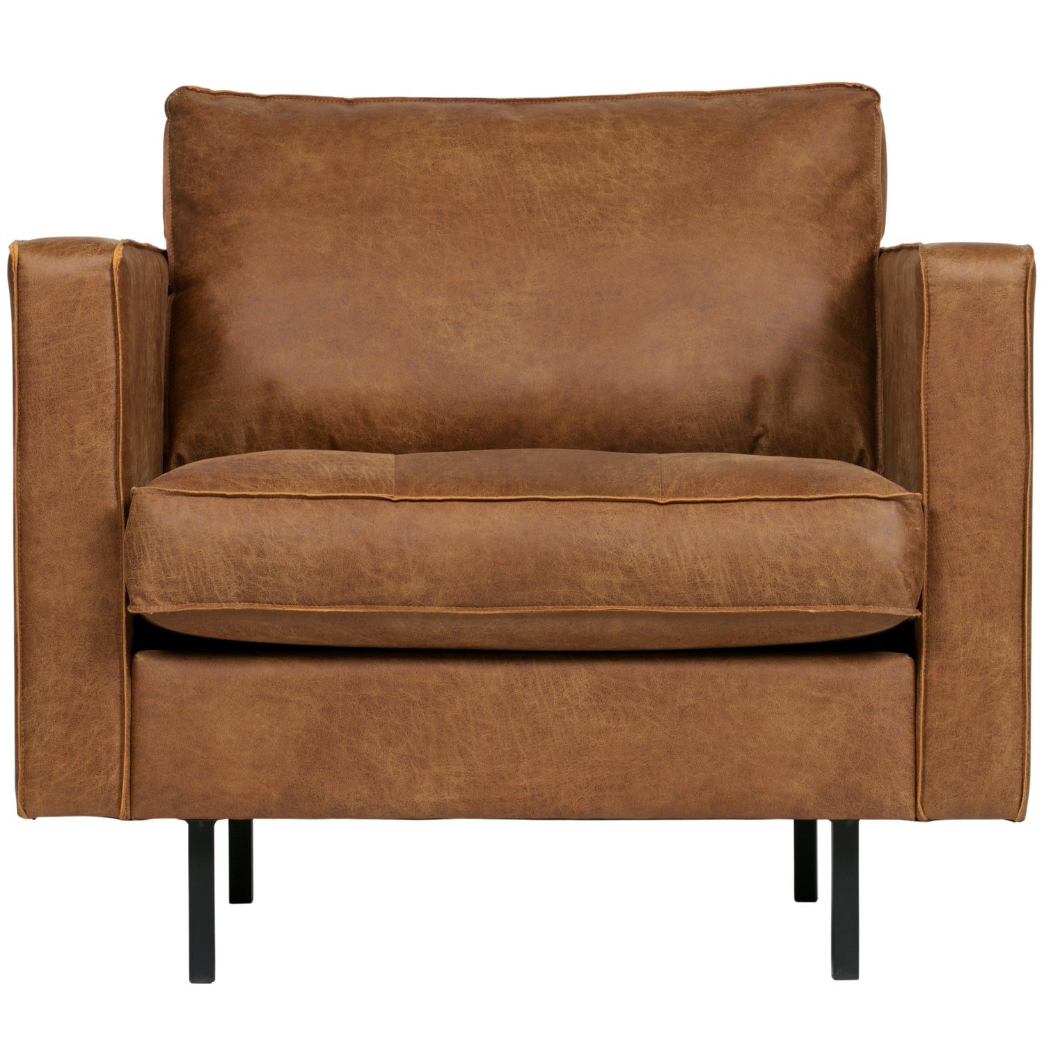 Woood | Fauteuil Rodeo classic ecoleer cognac