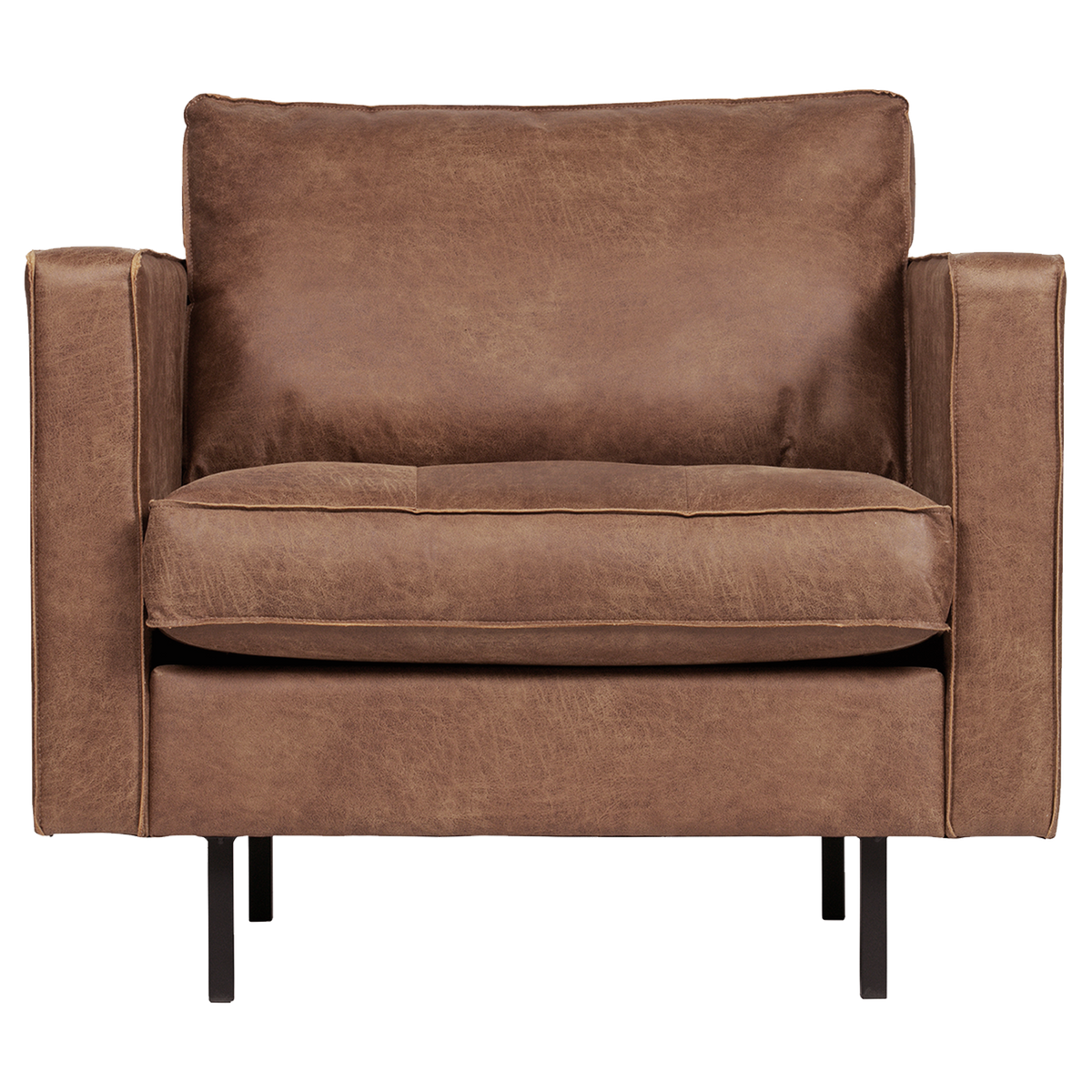 Woood | Fauteuil Rodeo classic ecoleer cognac