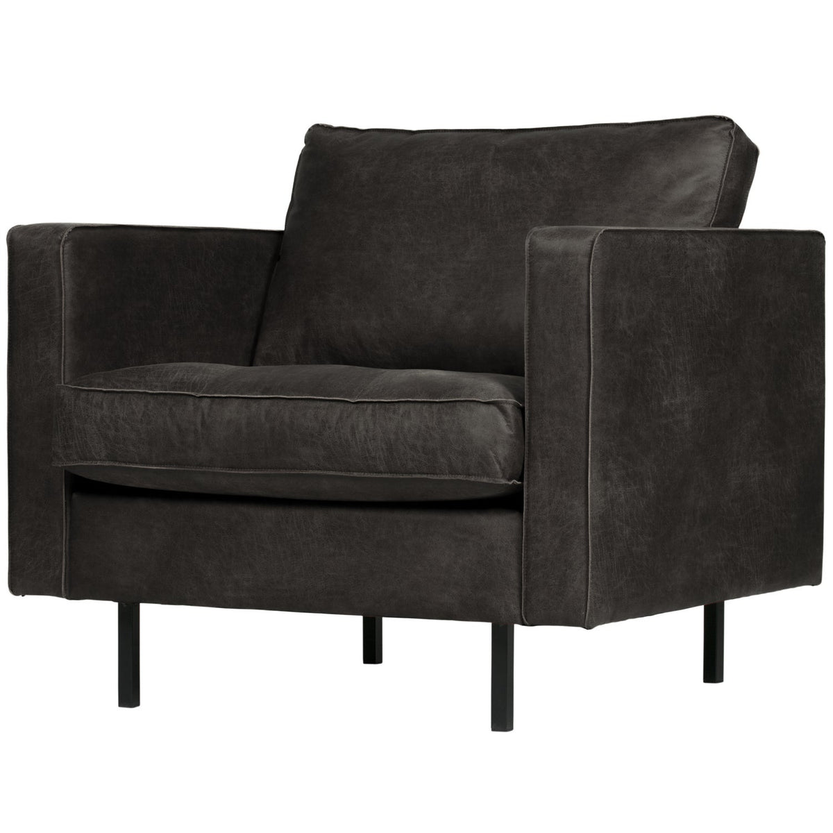 Woood | Fauteuil Rodeo classic ecoleer zwart