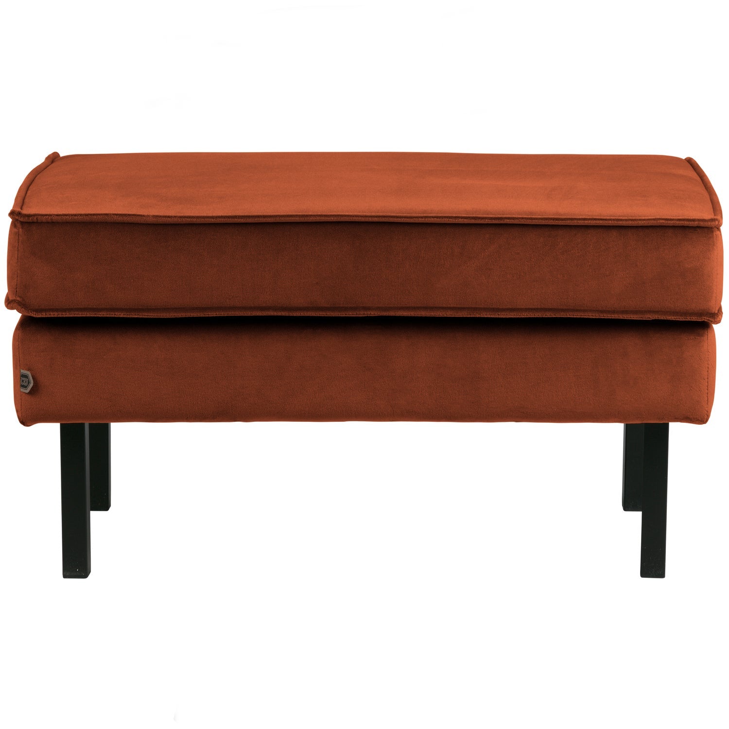 Woood | Hocker Rodeo op poten velvet roest